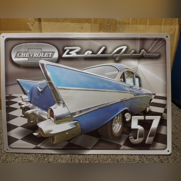 Chevrolet Bel Air '57 Metal Sign - Picture 1 of 2